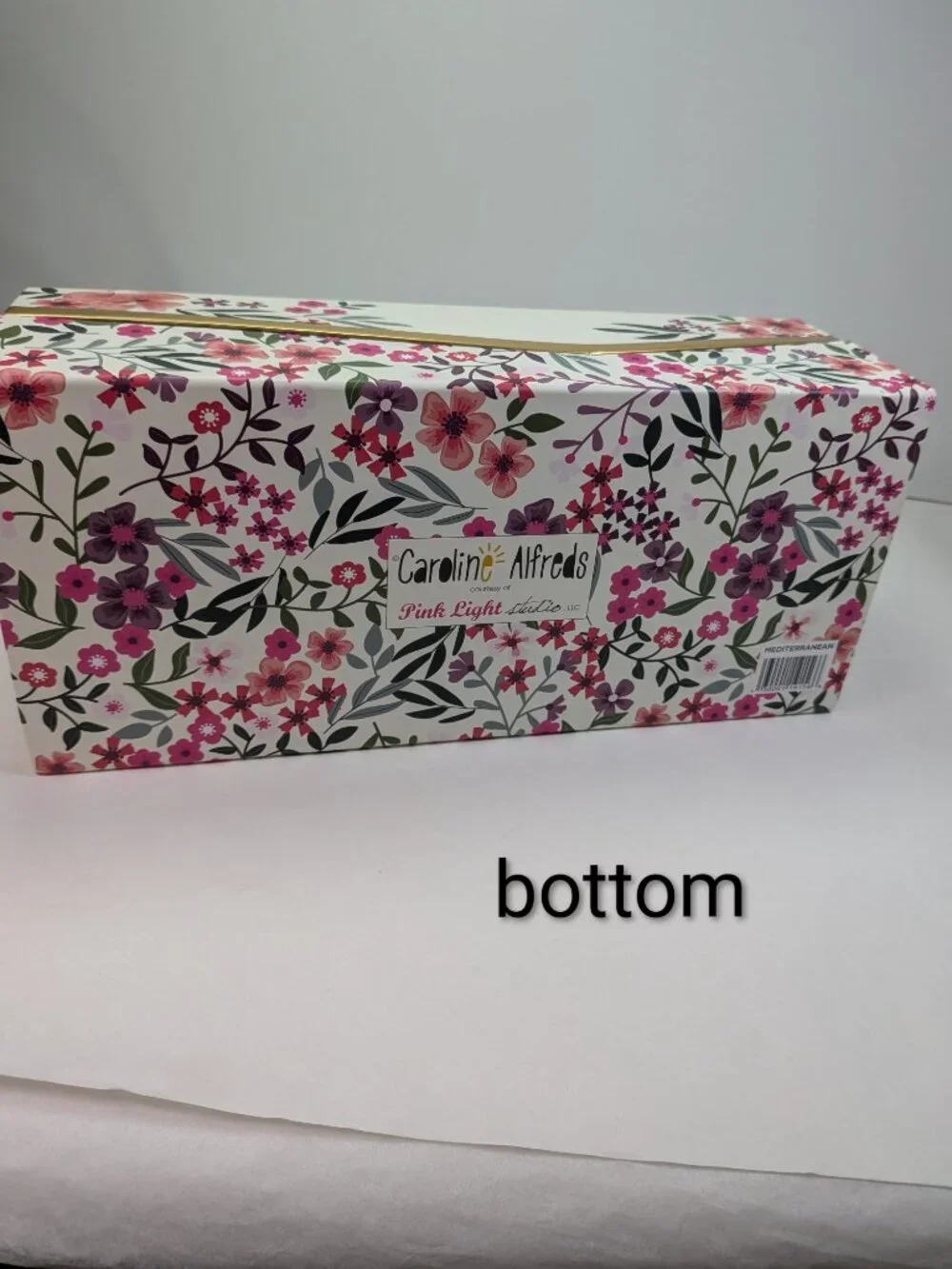 Cottagecore Caroline Alfreds Floral Gift Box Bundle 2pc Magnetic Bow Medium